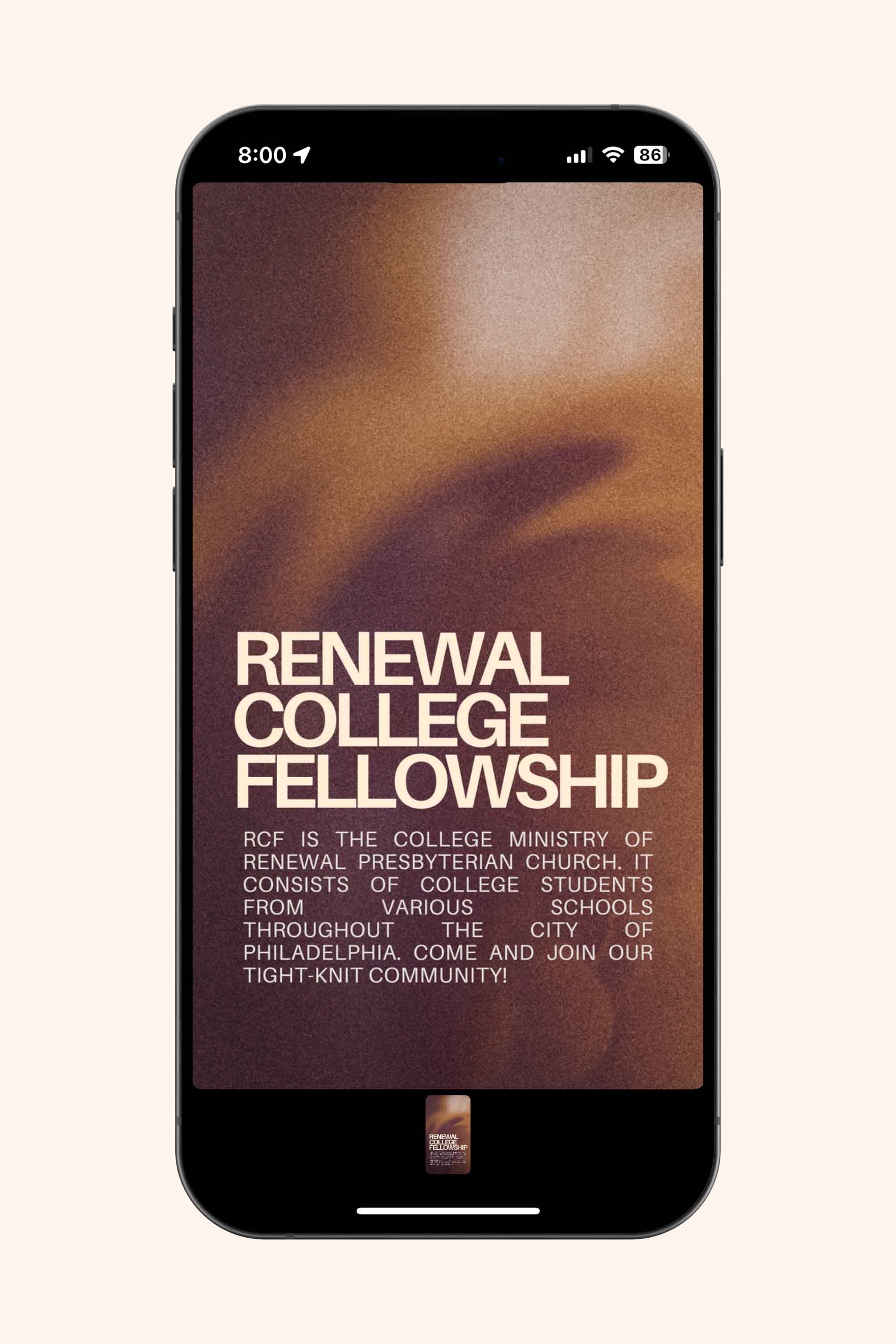 Renewal college fellowship